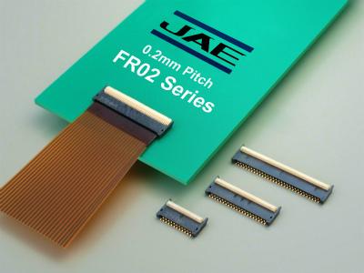 实现面积 · 体积业界最小行列 0.2mm间距FPC连接器「FR02系列」成功研发