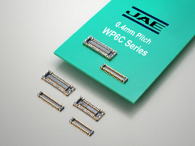 业界首款带金属外壳防干扰 、薄型小型板对板连接器、0.4mm间距「WP6C系列」成功研发