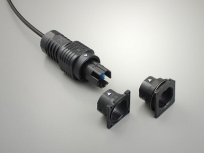 全球首款3轴浮动构造，可一键式连接SFP模块的室外小型光纤接口连接器「FO-BD6系列」研发成功・开始销售