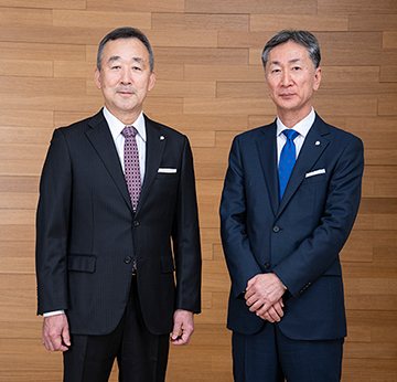 Tsutomu Onohara Chairman, Masayuki Muraki President